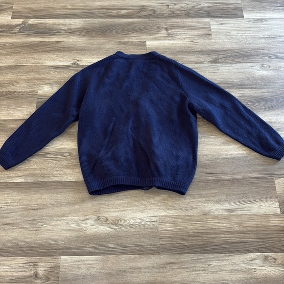 MCM Vtg Gleneagles Knitwear Co. 100% Cashmere Cardigan Navy Blue Scotland Rare - Picture 14 of 14